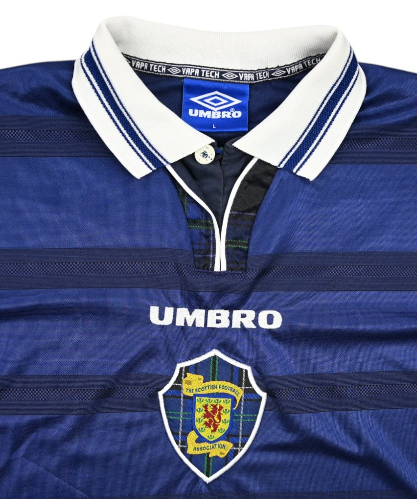 1998-00 SCOTLAND SHIRT L