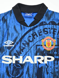1992-93 MANCHESTER UNITED *HUGHES* SHIRT L