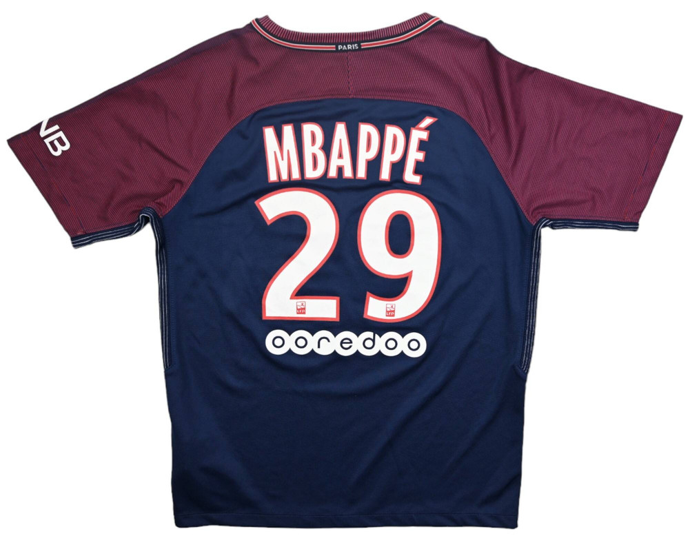 2017-18 PARIS SAINT GERMAIN *MBAPPE* SHIRT L. BOYS