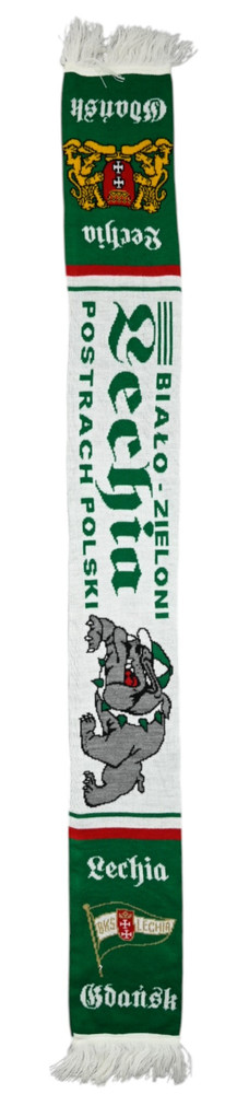 LECHIA GDANSK BIALO-ZIELONI POSTRACH POLSKI SCARF
