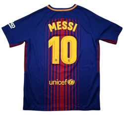 2017-18 BARCELONA *MESSI* SHIRT XL. BOYS