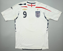 2005-07 ENGLAND *ROONEY* SHIRT M