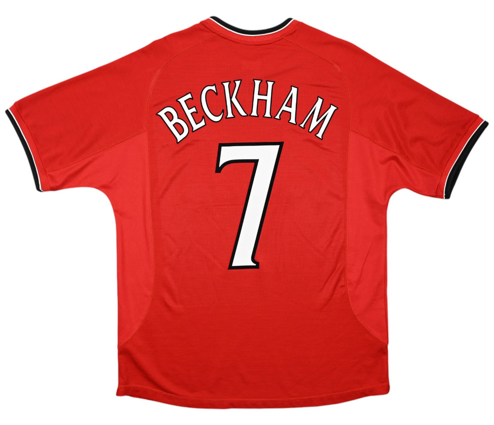 2000-02 MANCHESTER UNITED *BECKHAM* KOSZULKA L