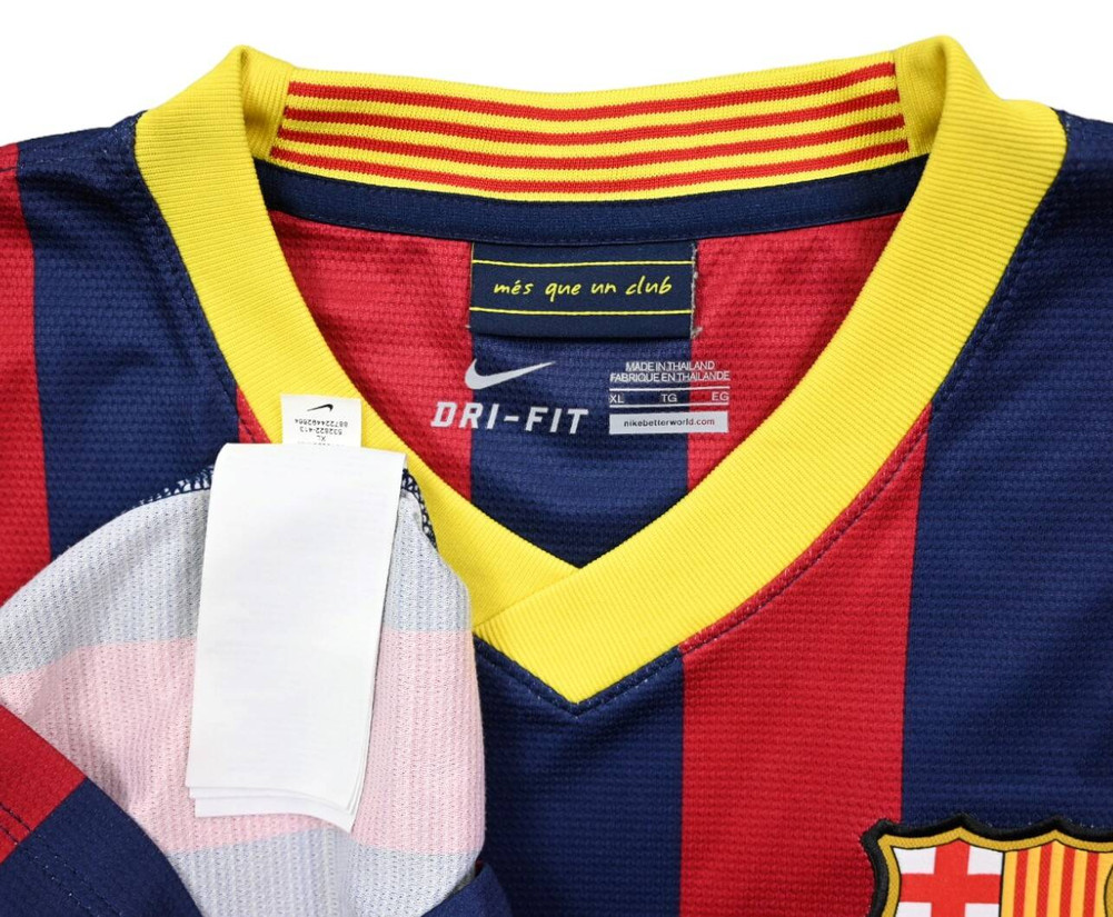 2013-14 FC BARCELONA *A. INIESTA* SHIRT XL