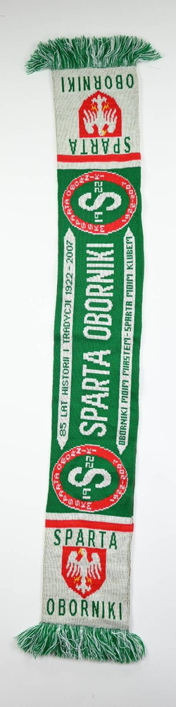 SPARTA OBORNIKI 85 LAT HISTORII I TRADYCJI 1922-2007 SCARF