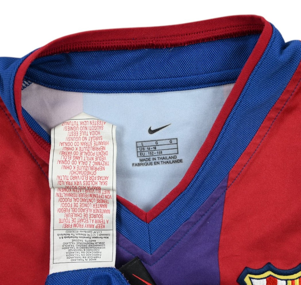 2002-03 BARCELONA *PUYOL* SHIRT L. BOYS