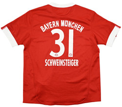 2009-10 BAYERN MUNCHEN *SCHWEINSTEIGER* SHIRT M. BOYS