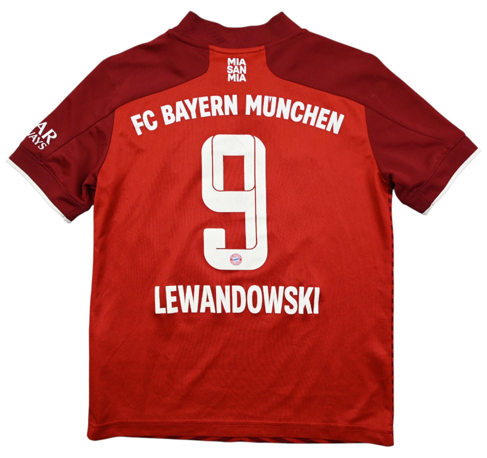 2021-22 BAYERN MUNCHEN *LEWANDOWSKI* KOSZULKA S. BOYS