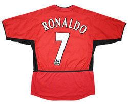 2002-04 MANCHESTER UNITED *RONALDO* SHIRT S