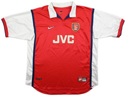 1998-99 ARSENAL LONDON *BERGKAMP* SHIRT 2XL