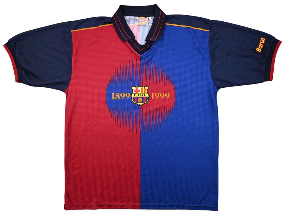 1999-00 BARCELONA *RIVALDO* SHIRT L