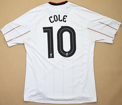 2010-11 LIVERPOOL *COLE* SHIRT L