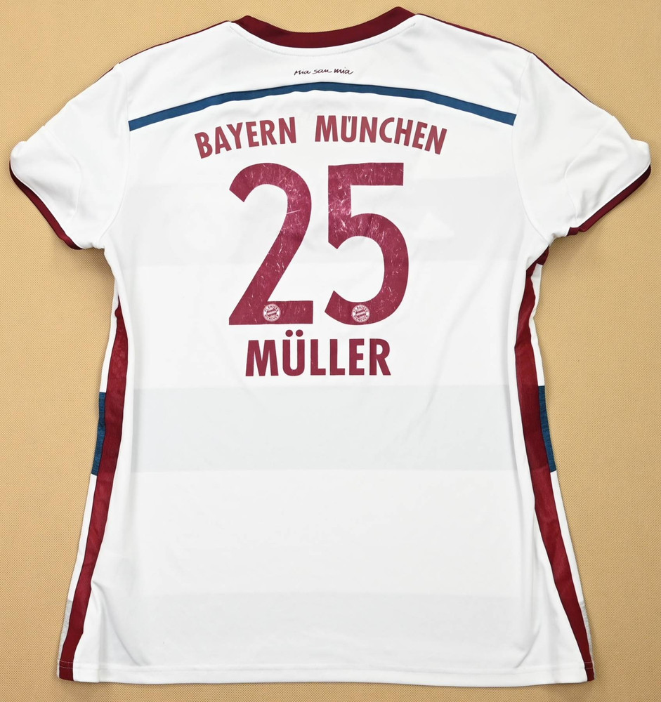 2014-15 BAYERN MUNCHEN *MULLER* WOMENS SHIRT XL