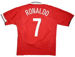2004-06 MANCHESTER UNITED *RONALDO* SHIRT L