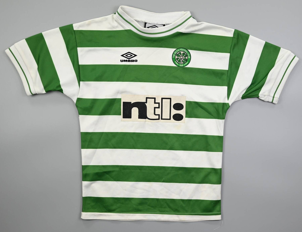 1999-01 CELTIC GLASGOW SHIRT S. BOYS 