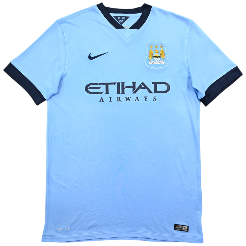 2014-15 MANCHESTER CITY *KOMPANY* SHIRT L