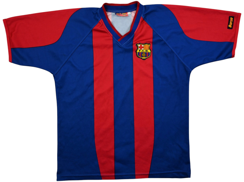 2002-03 BARCELONA *OVERMARS* SHIRT XL.BOYS/S