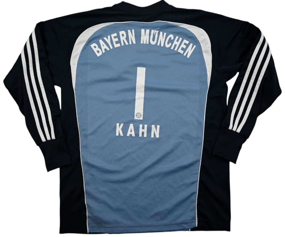 2007-08 BAYERN MUNCHEN *KAHN* GOALKEPPER LONGSLEEVE SHIRT XL. BOYS/S