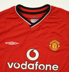 2000-02 MANCHESTER UNITED *BECKHAM* KOSZULKA L