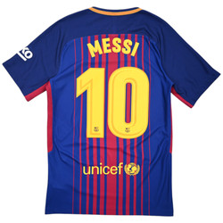 2017-18 FC BARCELONA *MESSI* PLAYER ISSUE KOSZULKA S 