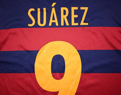 2015-16 FC BARCELONA *SUAREZ* SHIRT M