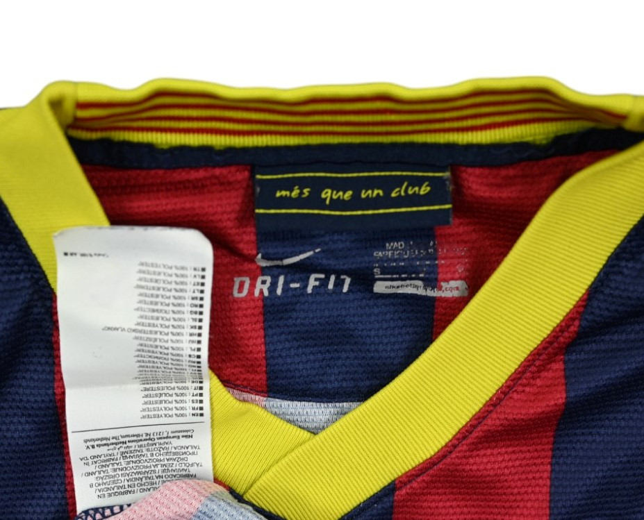 2013-14 FC BARCELONA *MESSI* SHIRT S