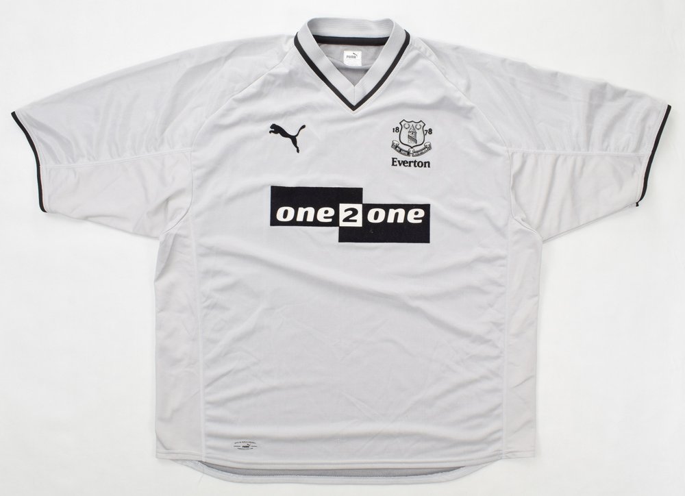 2001-02 EVERTON FC SHIRT XL