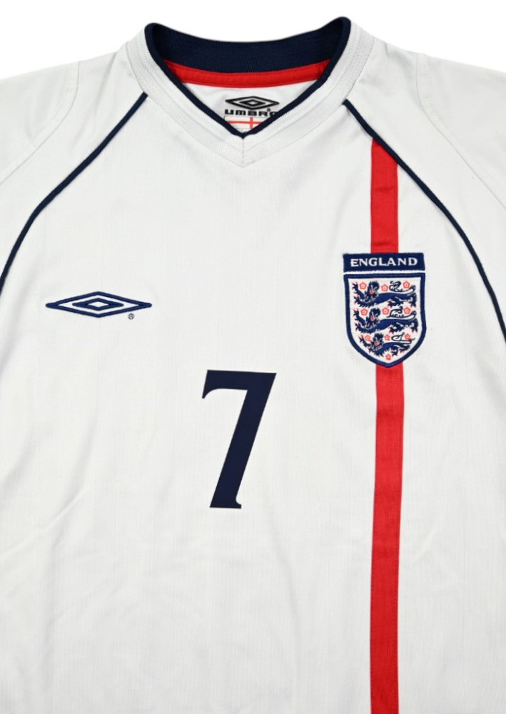 2001-03 ENGLAND *BECKHAM* SHIRT M