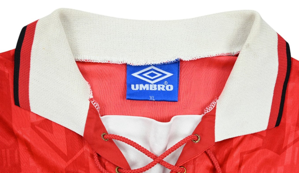 1992-94 MANCHESTER UNITED PLAYER ISSUE KOSZULKA XL