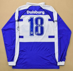 2000-02 MSV DUISBURG SHIRT LONGSLEEVE XL