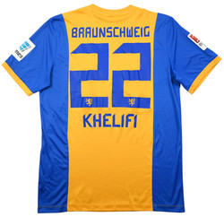 2014-15 EINTRACHT BRAUNSCHWEIG *KHELIFI* SHIRT L