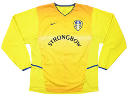 2002-03 LEEDS UNITED LONGSLEEVE SHIRT L