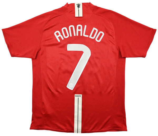 2007-09 MANCHESTER UNITED *RONALDO* SHIRT M