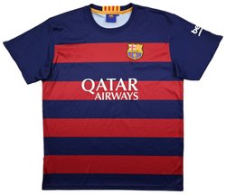 2015-16 FC BARCELONA *SUAREZ* SHIRT L