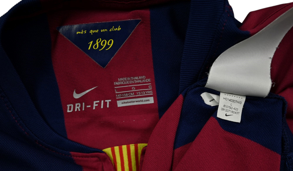 2014-15 BARCELONA *MESSI* SHIRT L. BOYS