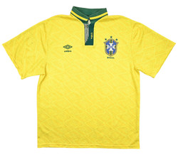1991-93 BRAZIL SHIRT L