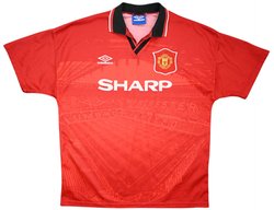 1994-96 MANCHESTER UNITED *CANTONA* SHIRT L