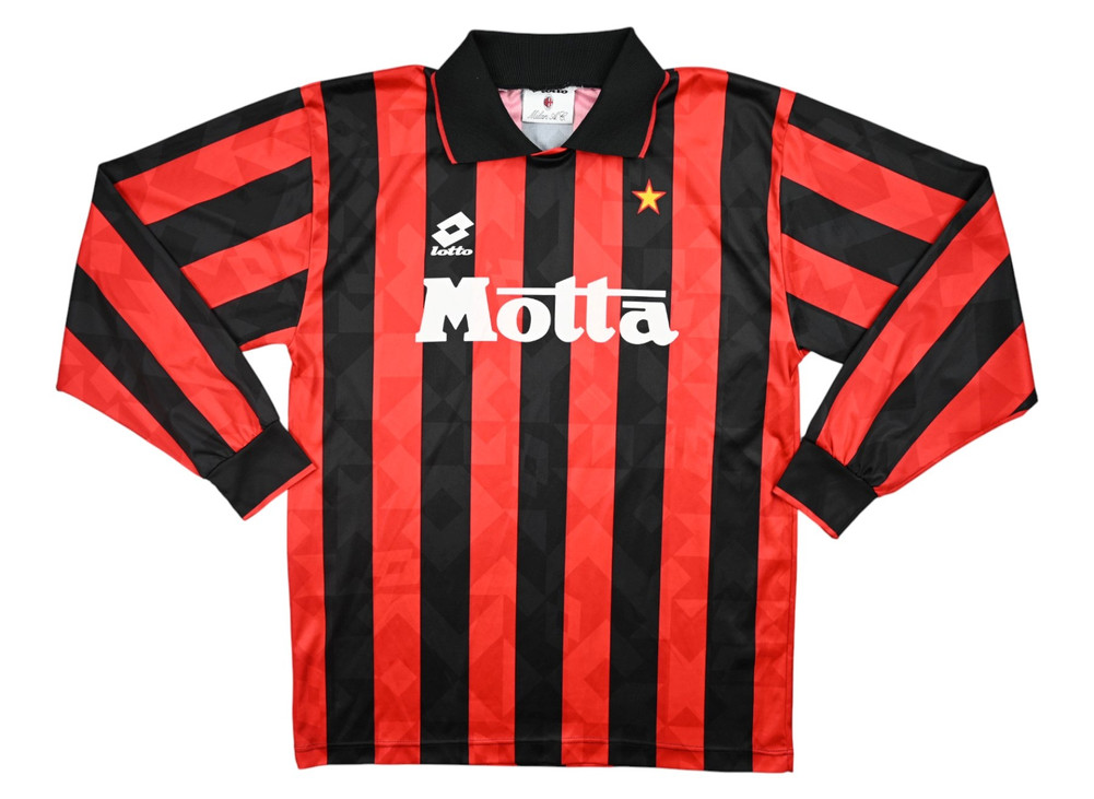1993-94 AC MILAN LONGSLEEVE SHIRT L