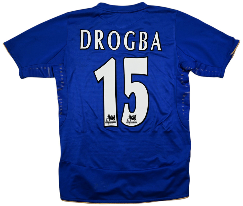 2005-06 CHELSEA *DROGBA* SHIRT S