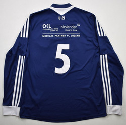 2013-14 FC LUZERN LONGSLEEVE SHIRT L