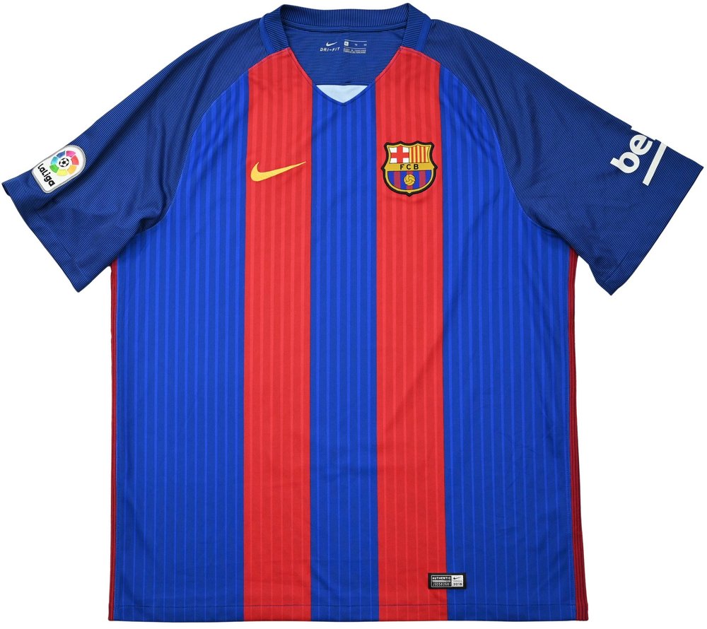 2016-17 FC BARCELONA SHIRT XL