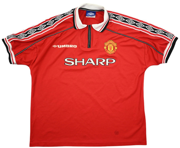 1998-00 MANCHESTER UNITED SHIRT XXL