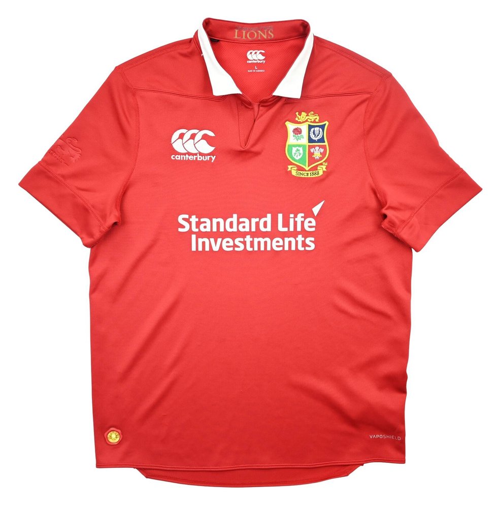 BRITISH AND IRISH LIONS RUGBY SHIRT L