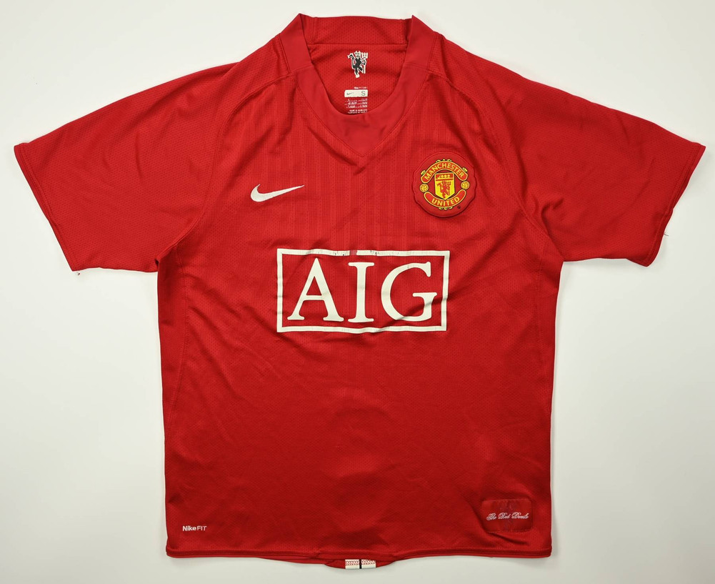 2007-09 MANCHESTER UNITED *RONALDO* SHIRT S