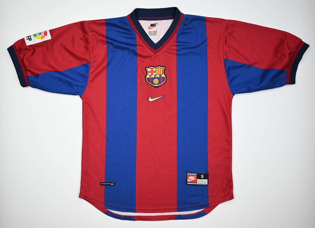 1998-99 FC BARCELONA SHIRT S