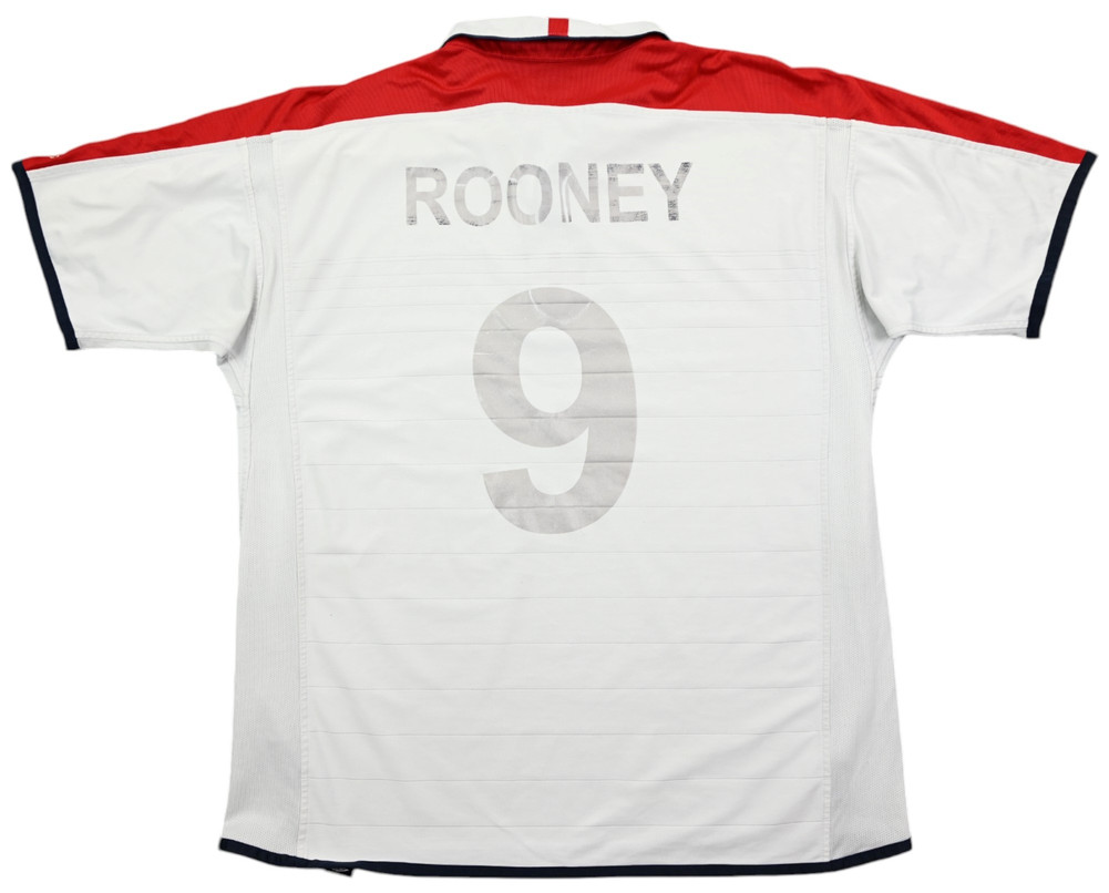 2003-05 ENGLAND *ROONEY* KOSZULKA 2XL