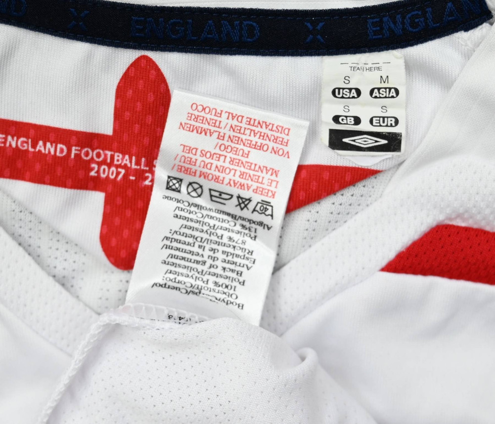 2007-09 ENGLAND SHIRT S