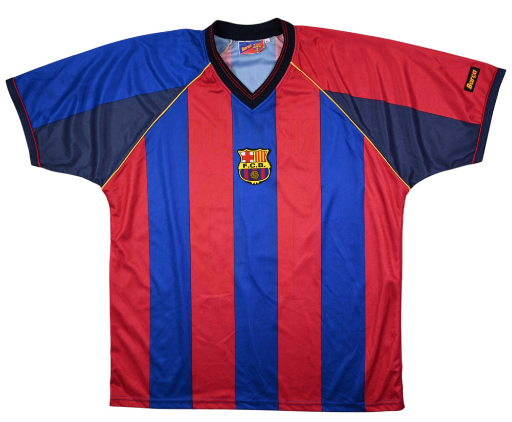 2001-02 BARCELONA *RIVALDO* SHIRT XL