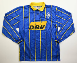 1995-96 WERDER BREMEN LONGSLEEVE *BAIANO* SHIRT M