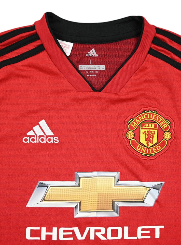 2018-19 MANCHESTER UNITED *POGBA* SHIRT L. BOYS 